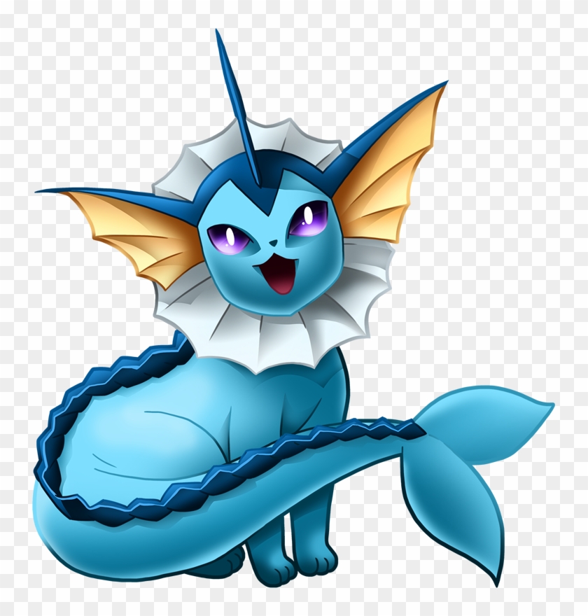 Pokemon Shiny-vaporeon Is A Fictional Character Of - Pokemon Vaporeon Clipart #700042
