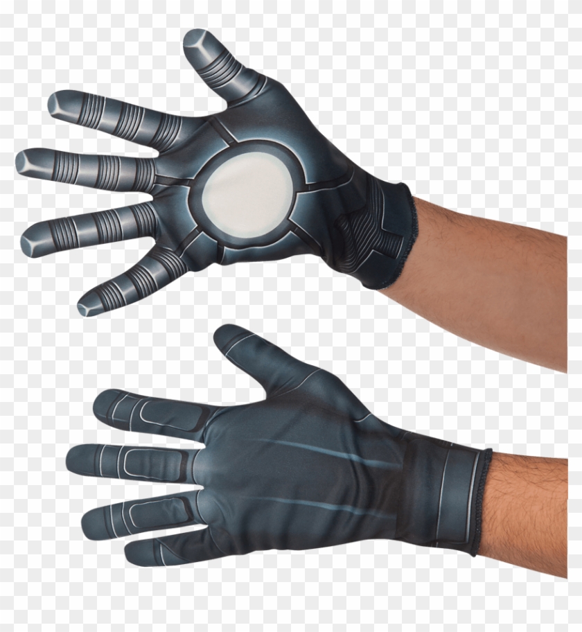 Adult Civil War War Machine Gloves - Guantes Para Guerra Clipart #700131