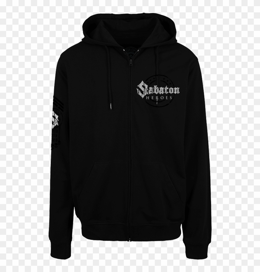 Swedish War Machine Sabaton Zip Hoodie Frontside - Sabaton Hoodie Clipart