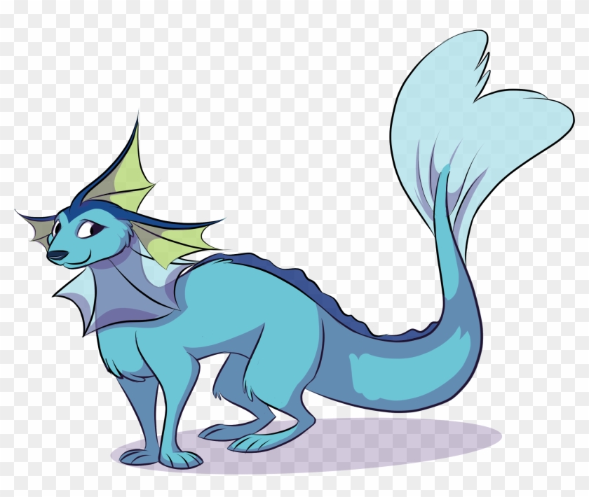 Vaporeon - Cartoon Clipart