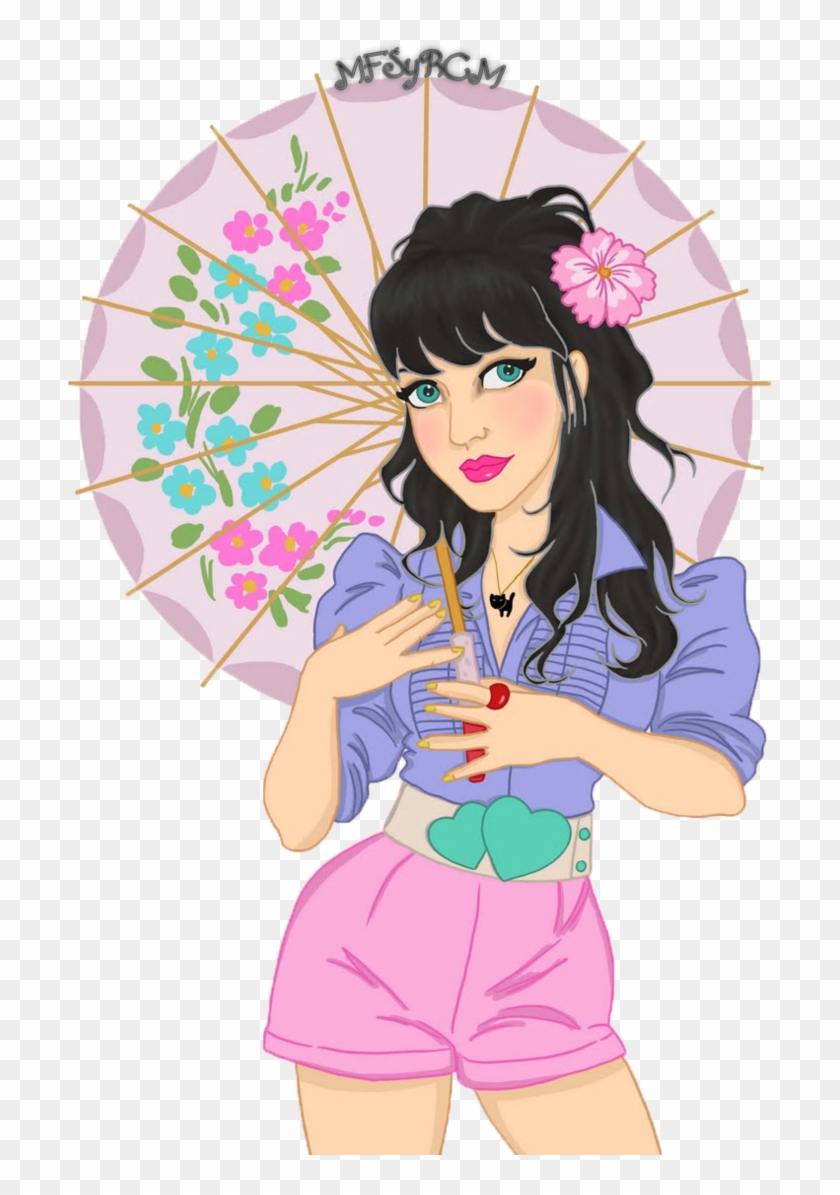 Katy Perry Clipart Sign - Katy Perry Cartoon Version - Png Download