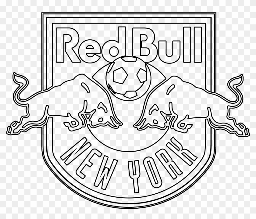 New York Red Bulls Logo Png Transparent & Svg Vector - New York Red Bulls Drawing Clipart