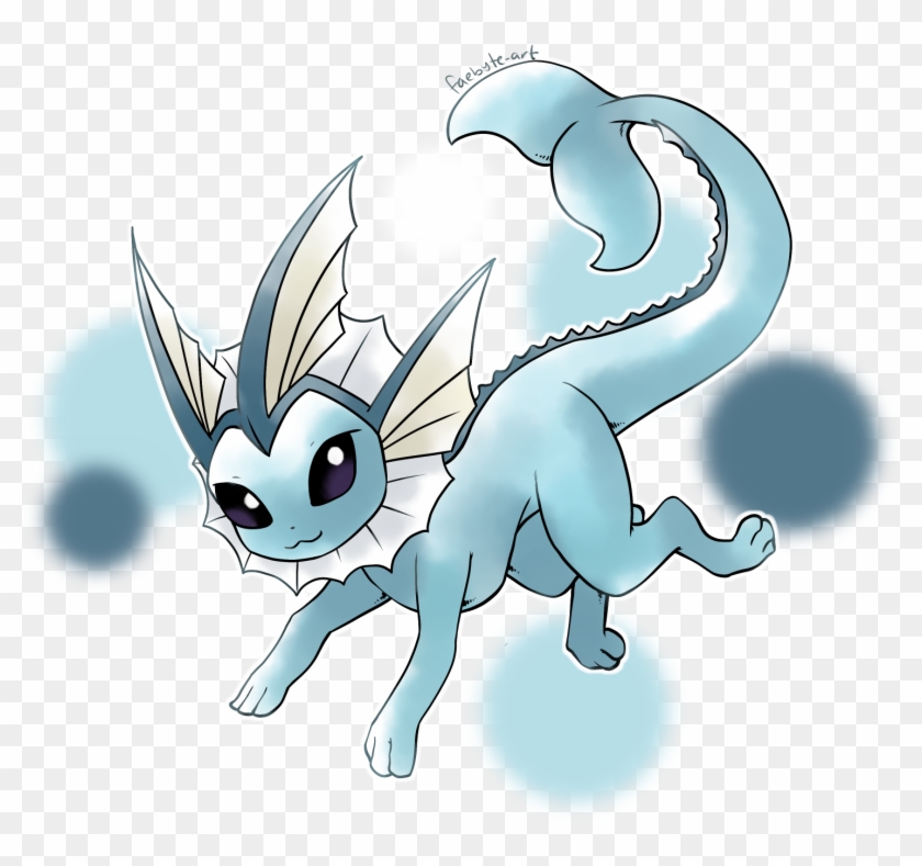 Oc Arta Vaporeon I Drew A Little While Back - Cartoon Clipart