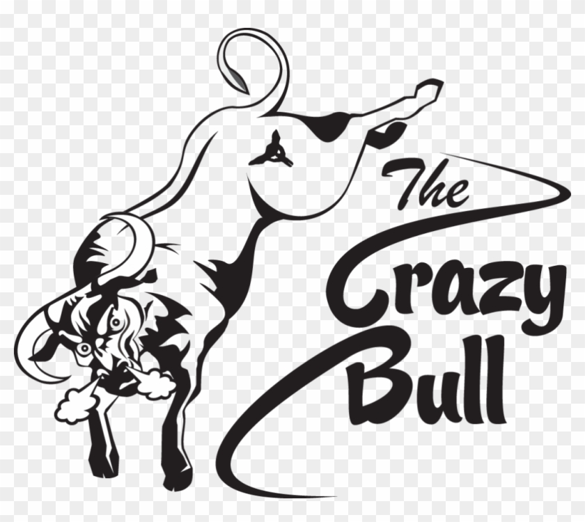Crazy Bull Logo Black - Crazy Bulls Logo Clipart