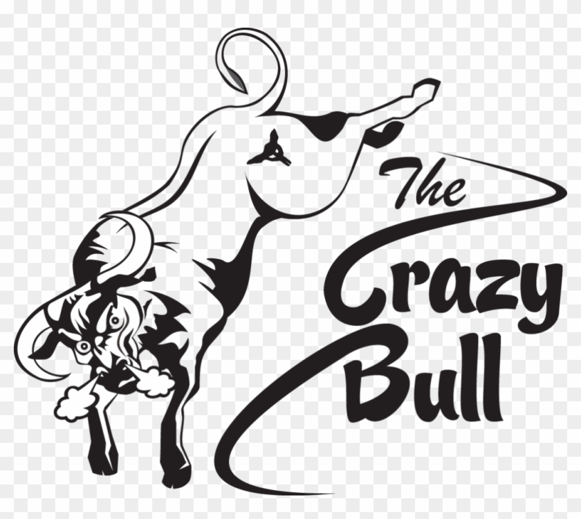 Crazy Bull Logo Black - Crazy Bulls Logo Clipart #700629