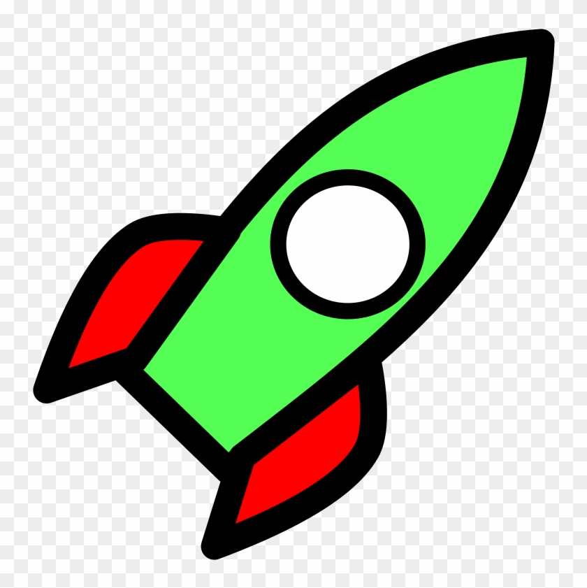Banner Freeuse Vector Rockets Animated - Cartoon Rocket Ship Clipart