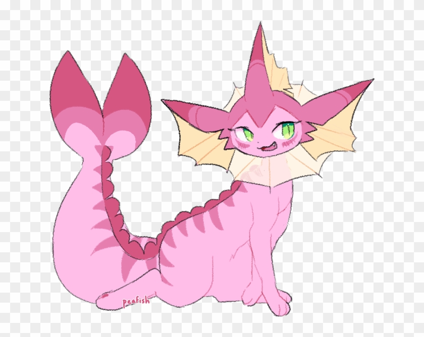 Jewel Asked Me To Make A Lesbian Vaporeon Design So - Cartoon Clipart #701018
