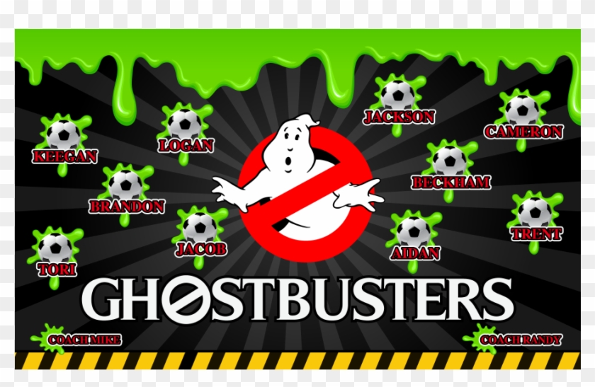 3'x5′ Vinyl Banner Ghostbusters - Ghostbusters Clipart #701038