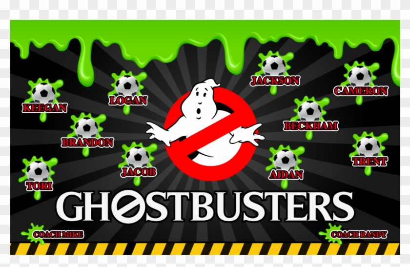 3'x5′ Vinyl Banner Ghostbusters - Ghostbusters Clipart