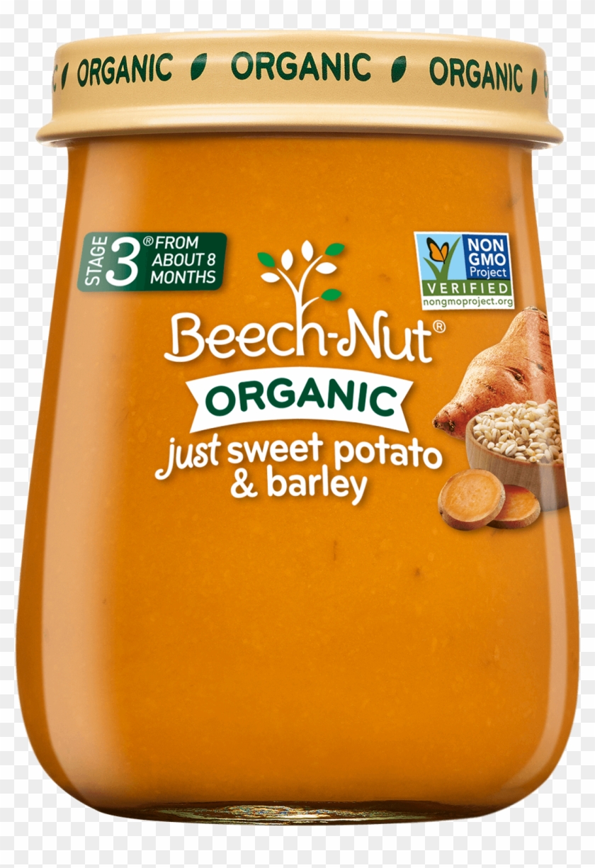 Organic Just Sweet Potato & Barley Jar - Beechnut Pumpkin Baby Food Clipart