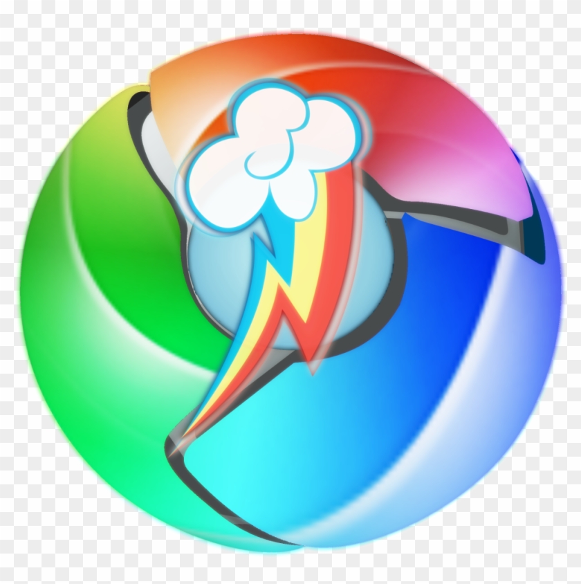 Posted Image - Rainbow Dash Google Chrome Icon Clipart
