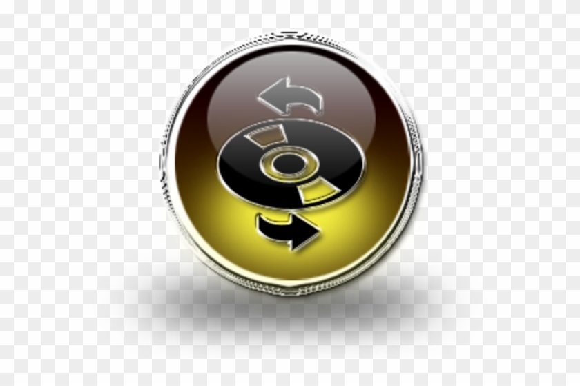Amber Glossy Chrome Icon Media Cd Refresh Image - 3d Dollar Sign Icon Clipart #702209