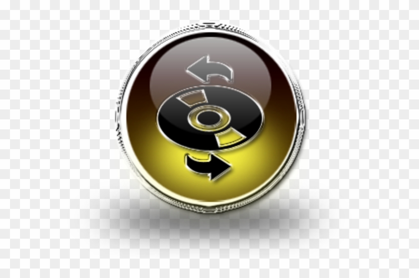 Amber Glossy Chrome Icon Media Cd Refresh Image - 3d Dollar Sign Icon Clipart