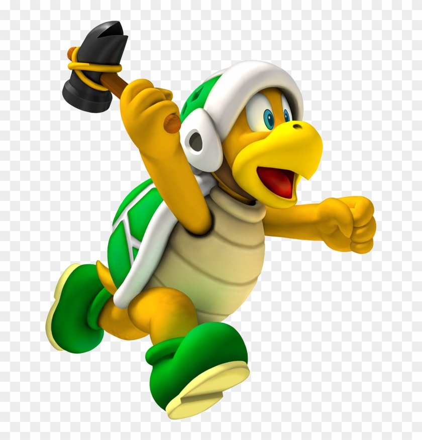 Mario Bros Transparent Png - Super Mario Hammer Bro Clipart