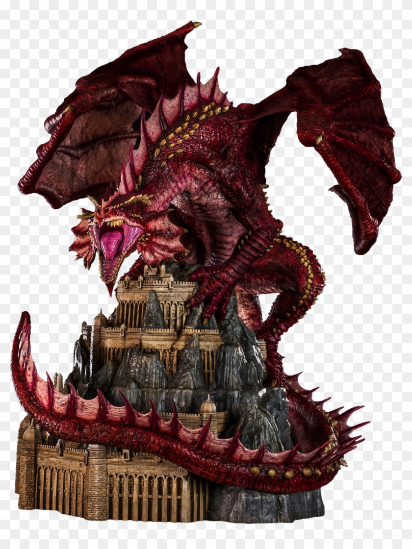 Dungeons & Dragons - D&d Red Dragon Statue Clipart