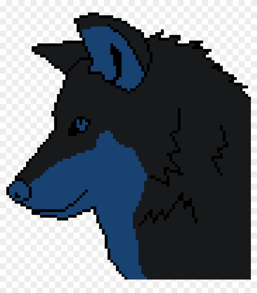 Blue And Black Wolf - Dog Clipart #702651