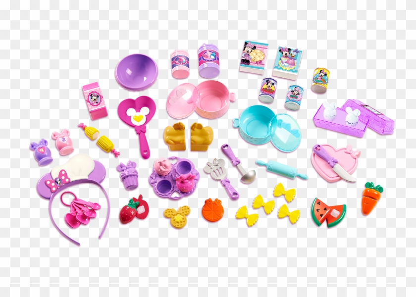 Disney 88910 Just Play Minnie Bow Tique Bowtastic Kitchen - Baby Toys Clipart #702704
