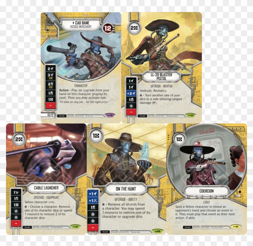 The Jodo Cast - Star Wars Destiny Cad Bane Clipart #702767