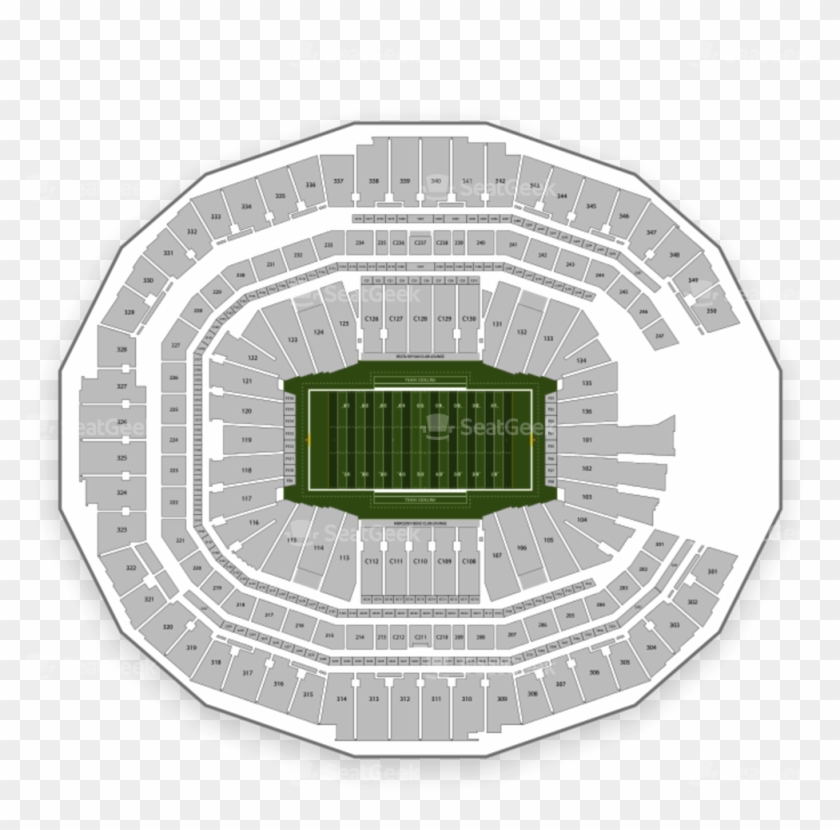 Yankee Stadium Seating Chart Ncaa Football - Mercedes-benz Stadium Clipart #703264