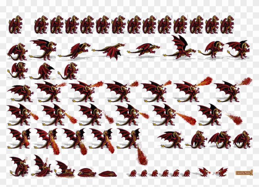 Th Heroes2-dragred Icon ] - Heroes Might And Magic 2 Black Dragon Clipart