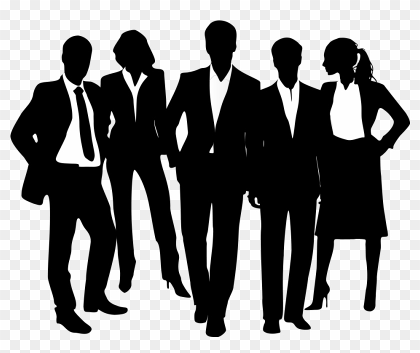 1030 X 1163 4 0 - Business People Silhouette Png Clipart #703478