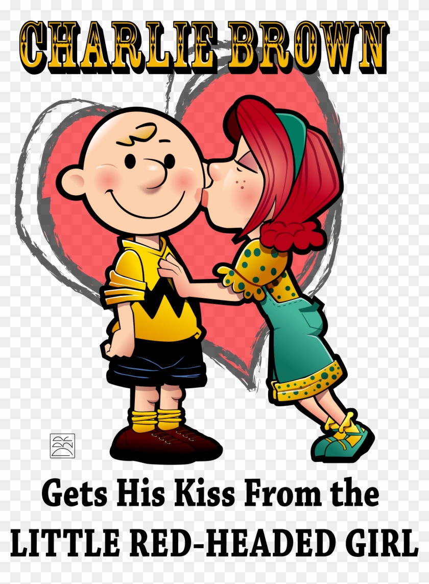 Someone Had To Step Up And Help - Charlie Brown And Little Red Haired Girl Clipart