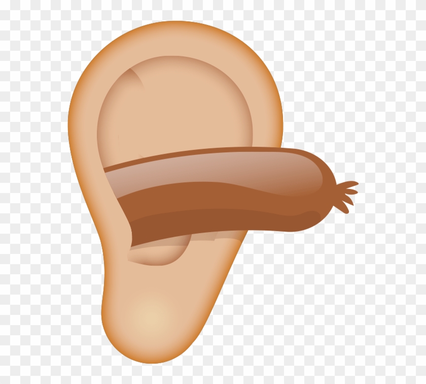 Sausage In Ear - Sausage In The Ear Clipart #703594