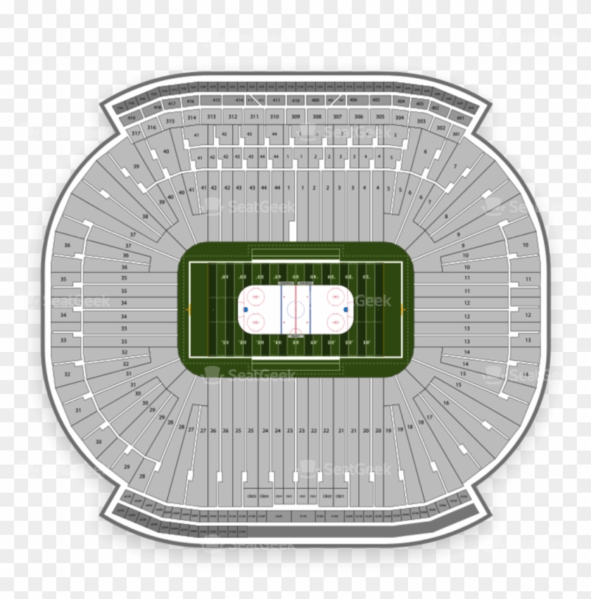 American Football Stadium Background - Michigan Stadium Clipart