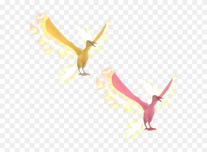 Moltres 3d Model - Moltres 3d Models Clipart