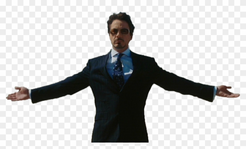 Tony Stark Png - Man With Open Hands Clipart #704104