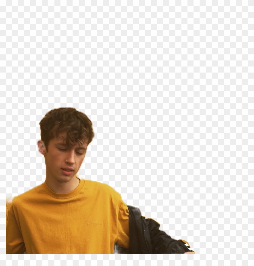 Troyesivan Troye Sivan Yellow Aest Aes Aesthetic Yellow - Troye Sivan Transparent Aesthetic Clipart #704144