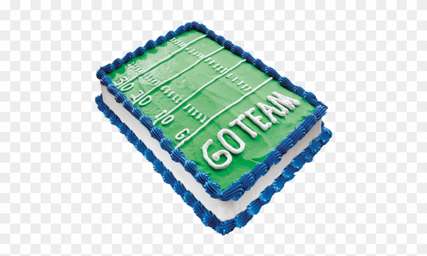 Football Field Square Cake - Carvel Football Cake Clipart