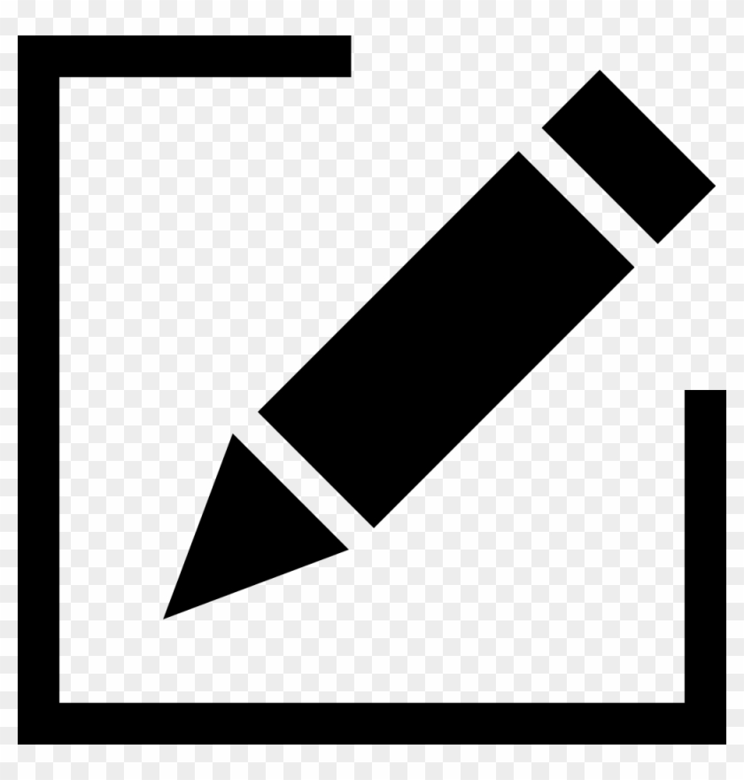 Open - Edit Icon Black Png Clipart