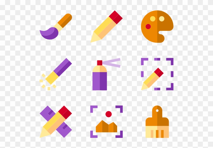 Edit Tool Collection - Drawing Icon Vector Png Clipart