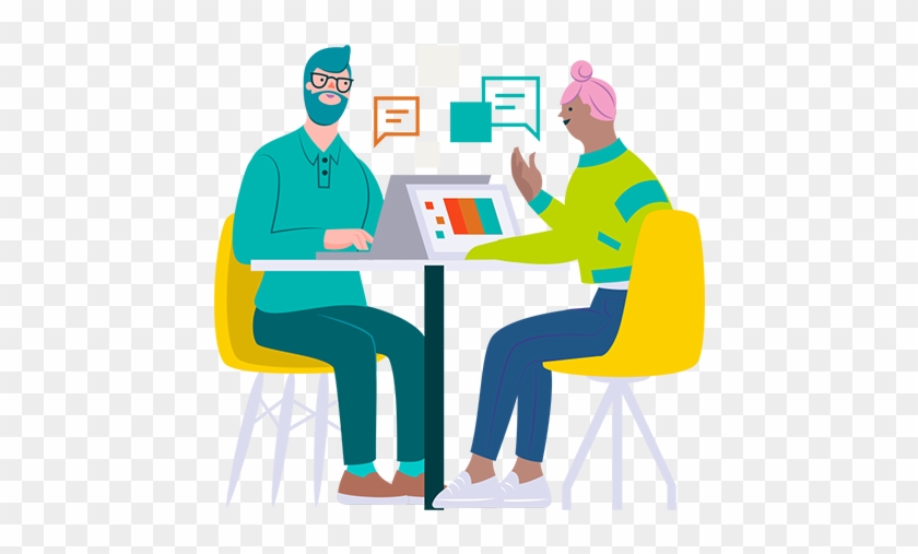 A Supportive Community To Help Your Business Thrive - Sitting Clipart