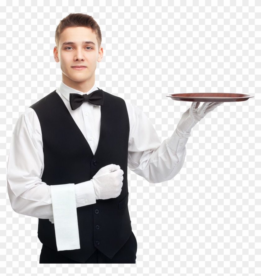 Waiter With Tray Png Clipart #704495