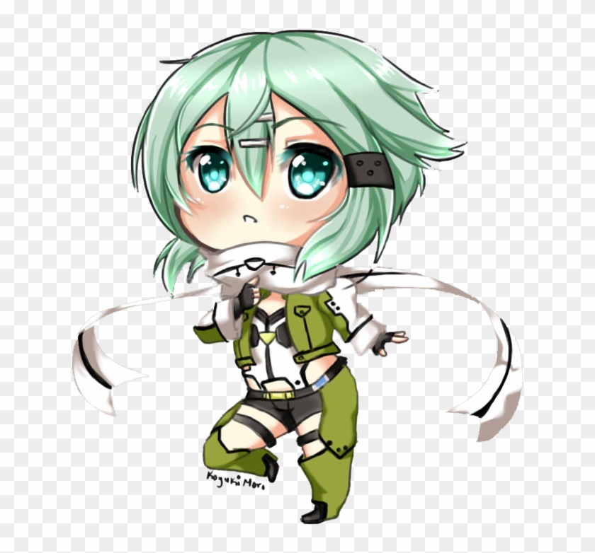 So I Re-do The Last Chibi Sinon I Did A Couple Weeks Clipart