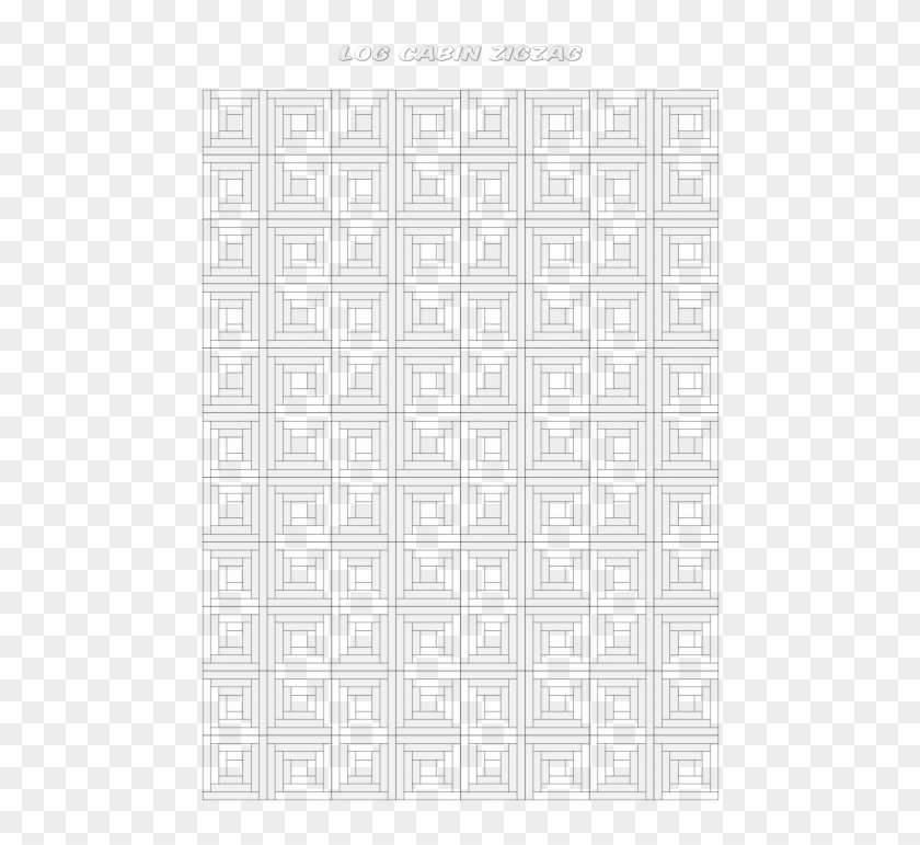 Log Cabin Zigzag - Motif Clipart #705388