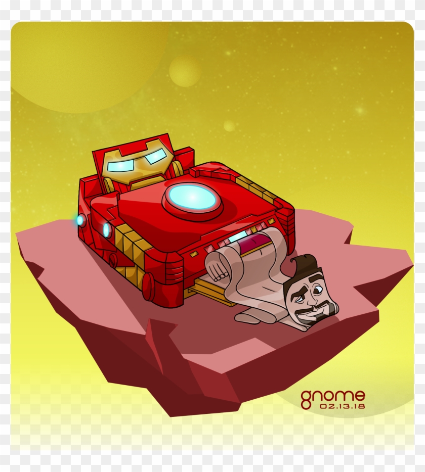 The Imprintable Iron Man - Illustration Clipart