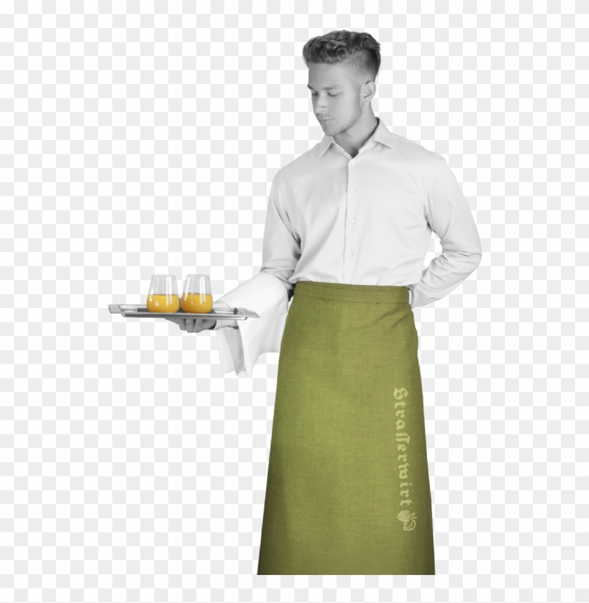 Waiter`s Apron With Branding - Formal Wear Clipart #705493