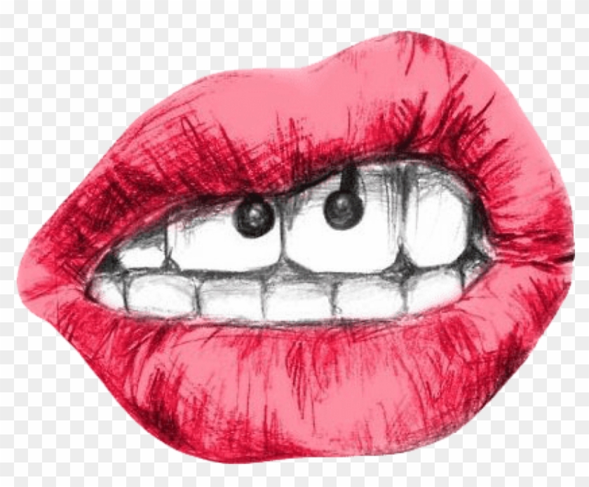 Free Png Download Boca Com Piercing No Smile Png Images - Boca Com Piercing No Smile Clipart