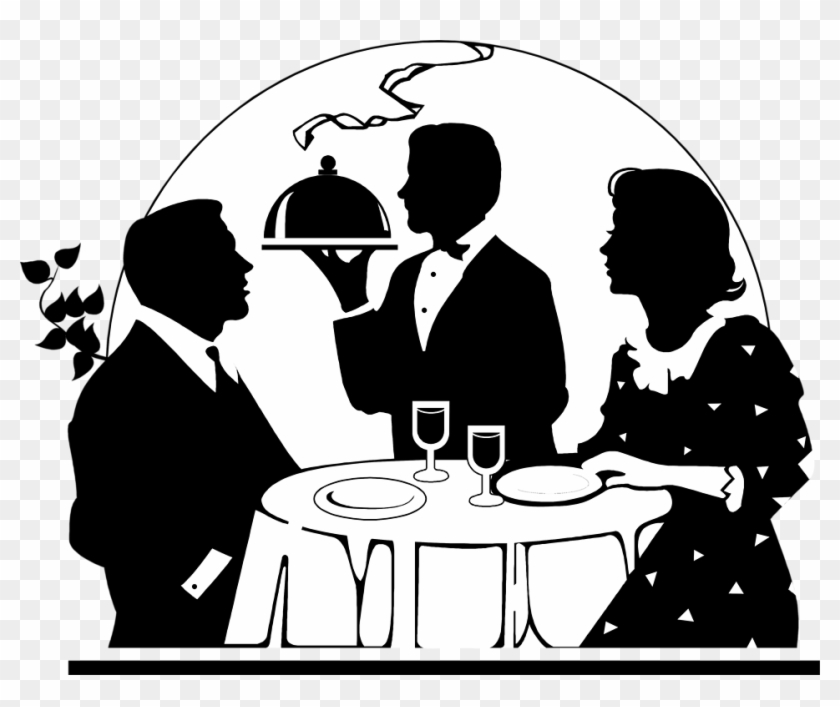 Waiter Serving Png High-quality Image - Dinner For 2 Png Clipart #705594