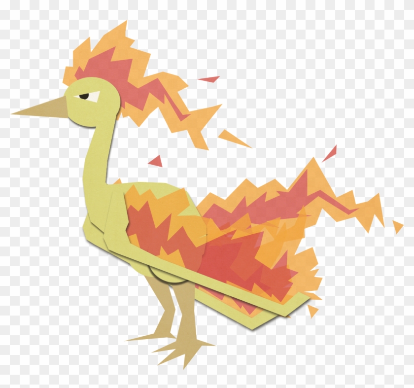 View Moltres , - Cartoon Clipart #705641