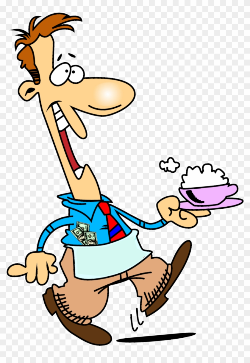 Dawson County Family Connection's Annual Celebrity - Cartoon Waiter Clipart #705768