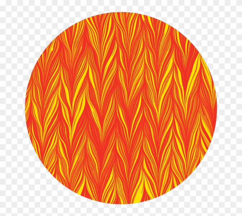 Zigzag Red - Circle Clipart