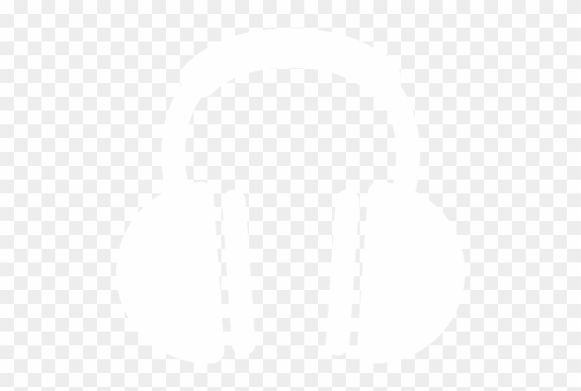 Headphones Icon 3 - Headphones Icon White Png Clipart
