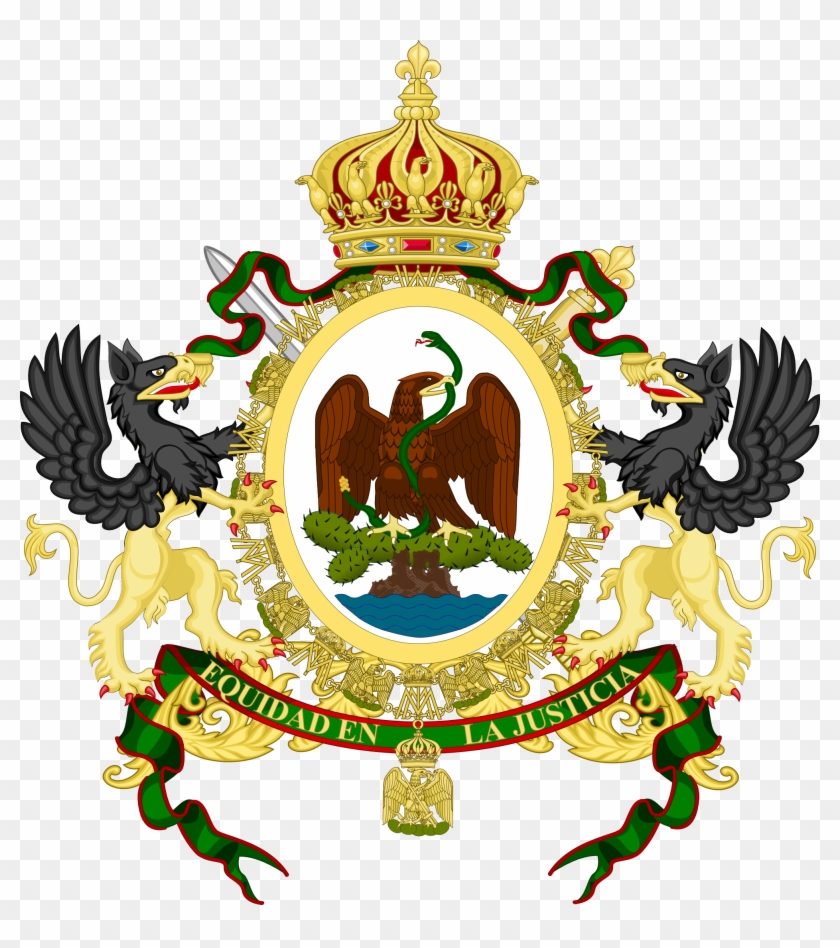 Imperial Mexican Coat Of Arms Clipart