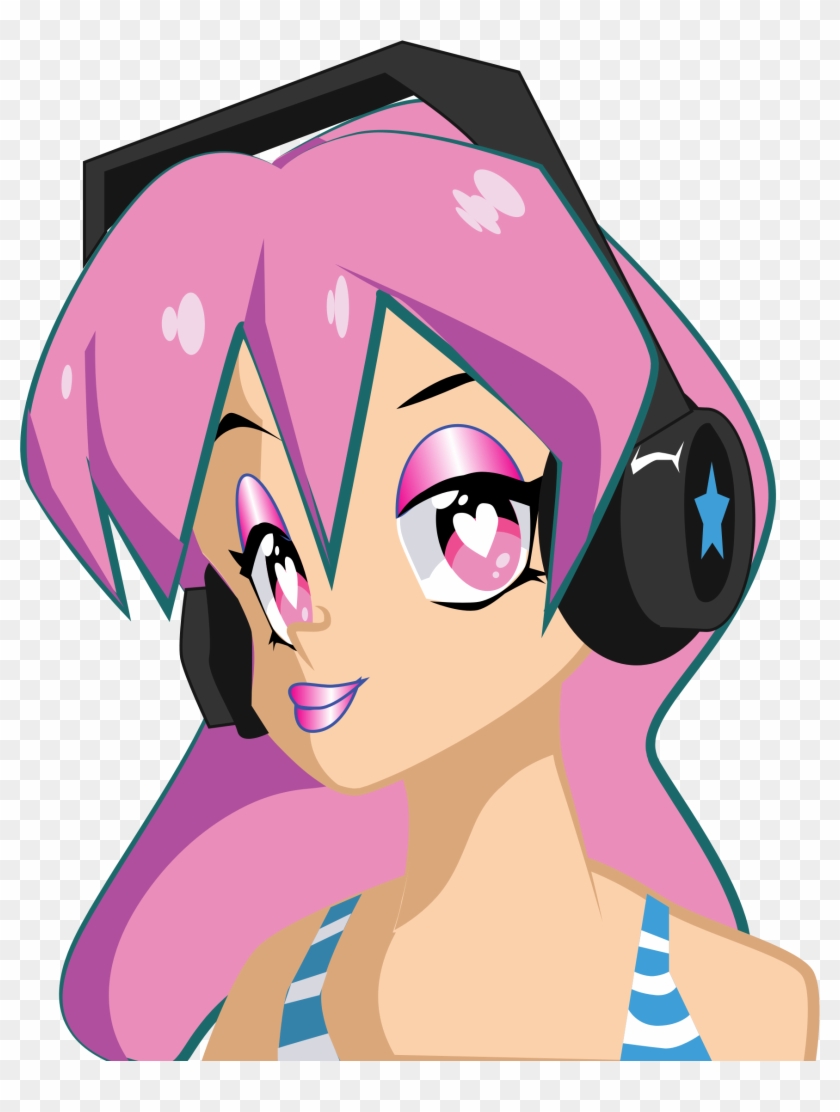 This Free Icons Png Design Of Woman With Headphones Clipart #706227