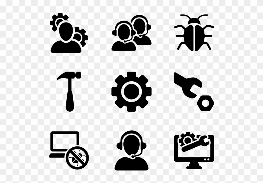 Tech Support - Tech Support Icon Clipart #706290