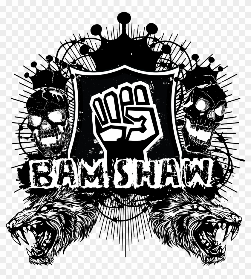 Bam Out Bamshawskullwolf Clipart #706381